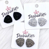 16mm Glittery Triangle Singles -Earrings