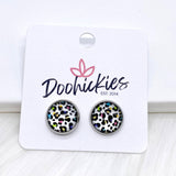 12mm Leopard Singles -Earrings