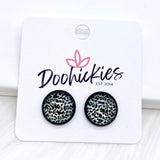 12mm Leopard Singles -Earrings