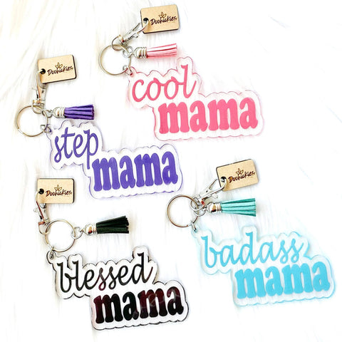 Mama Keychain & Tassels