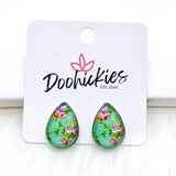 Big as Texas Spring Floral Teardrop Collection -Earrings