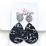 2" Neutral Driftwood Dangles -Earrings