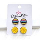 12mm Summer Vibes Duos -Summer Earrings