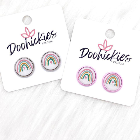 12mm Rainbows -Summer Earrings