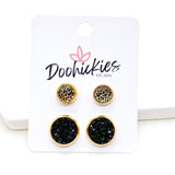 Golden Leopard Mommy & Me Sets in Gold -Earrings