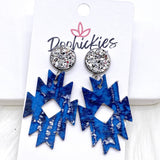 2" Lil’ Aztec Dangles (Leather) -Earrings