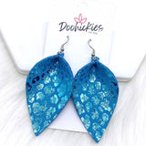 2.5" Metallic Leopard Petals -Earrings