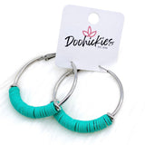 1.5" Fiesta Heishi Hoops