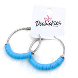 1.5" Fiesta Heishi Hoops