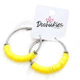 1.5" Fiesta Heishi Hoops