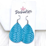 1.5" Bright Braided Itty Bitties -Summer Earrings