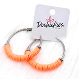 1.5" Fiesta Heishi Hoops