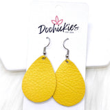 1.5" Floral Mini Collecion (leather) -Earrings