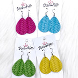 1.5" Bright Braided Itty Bitties -Summer Earrings