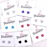8mm Sparkle Hearts