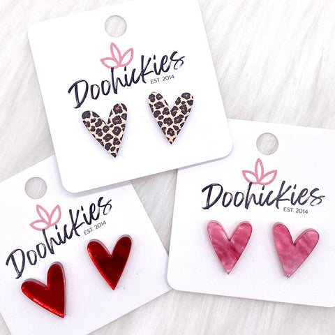 16mm Acrylic Valentine Hearts