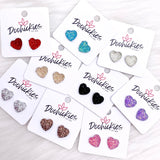 12mm Sparkle Hearts
