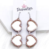 2.5" Heart Sunnies -Summer Earrings