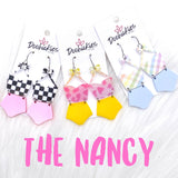 2.5" The Nancy Tankini Acrylics -Summer Earrings