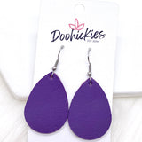 1.5" Pretty Purple Floral Mini Collection -Earrings
