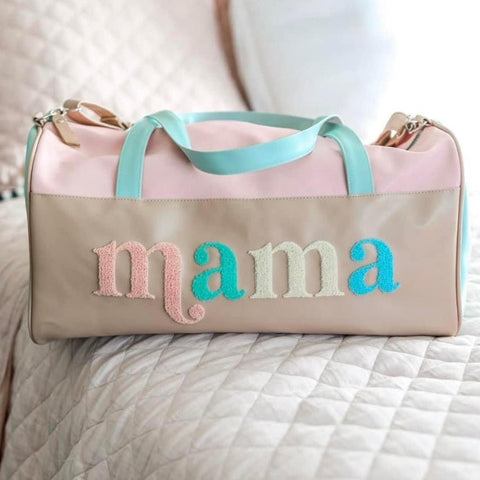 Mama Chenille Duffel Bag