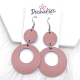 2.25" Beautifully Blush Lil' O Collection- Earrings