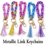 The Metallic Link Keychains