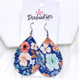 2" Boho Floral Mini Collection -Fall Earrings