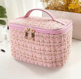 Gilded Makeup Bag: Pink