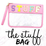 The Stuff Clear Stadium Bag: Pink