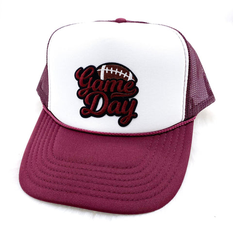 Maroon Game Day Trucker Hat