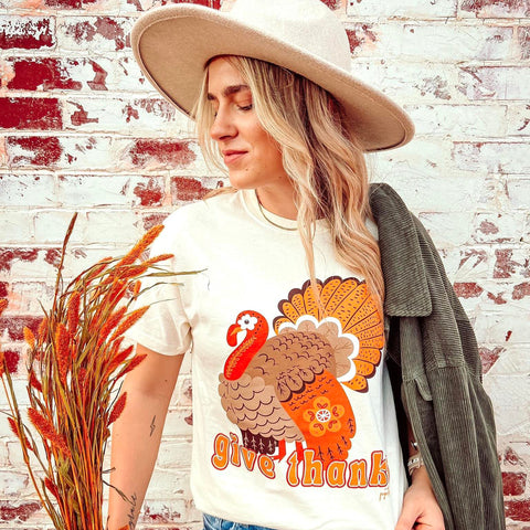 Give Thanks Tee -Fall Graphic Tee
