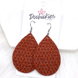 2" Autumn Gingham Mini Collection -Earrings