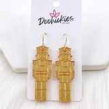 2" Nutcracker Acrylics -Christmas Earrings