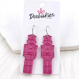 2" Nutcracker Acrylics -Christmas Earrings