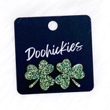 21mm Statement Shamrock Studs -St. Paddy Acrylic Earrings