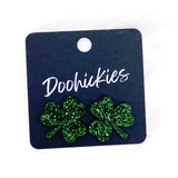 21mm Statement Shamrock Studs -St. Paddy Acrylic Earrings