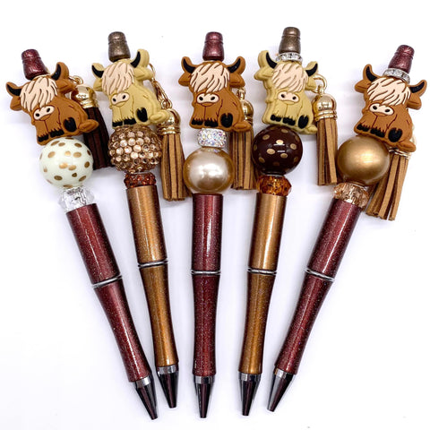 The Bull-ish Beaded Pen Collection