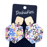 2" The Julianna Collection- Spring Leather Earrings