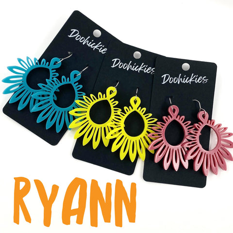 2" The Ryann Cutouts- Spring Earrings