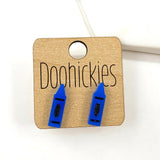 Crayon Acrylic Studs - Back to School Teacher Earring