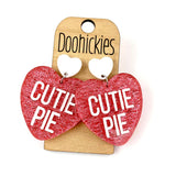 2" Conversation Heart Dangles - Valentines Acrylic Earrings (Copy)