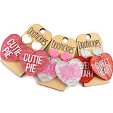 2" Conversation Heart Dangles - Valentines Acrylic Earrings (Copy)
