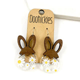 Designer Hatching Hares - Easter Earrings