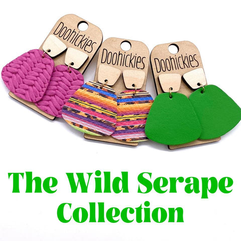 The  Jasmines Collection - Cinco de Mayo Leather Earrings