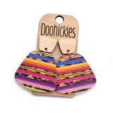 The  Jasmines Collection - Cinco de Mayo Leather Earrings