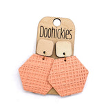 The Botanical Collection - Spring Leather Earrings