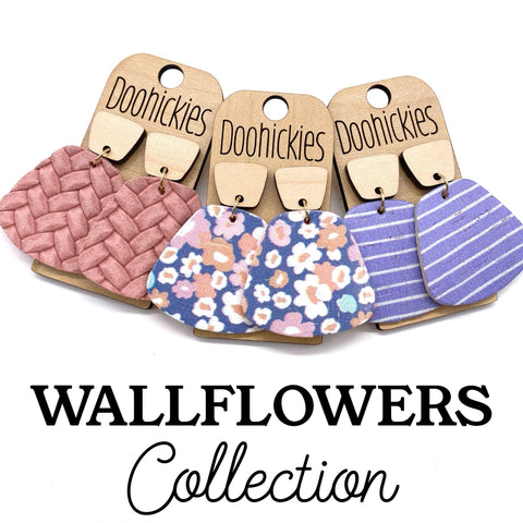 The Wallflowers Jasmines Collection - Spring Leather Earrings