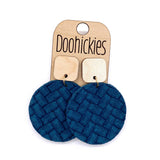 The Spring Box Braided Piggyback Collection - Leather Earrings