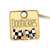 15mm Checkered Bow Studs